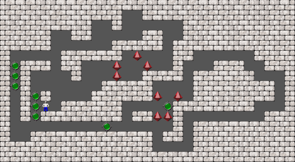 Sokoban Bugs509 collection level 28